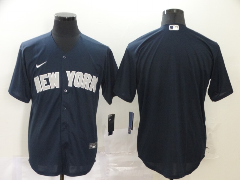 Men's New York Yankees Navy Cool Base Stitched MLB Jersey